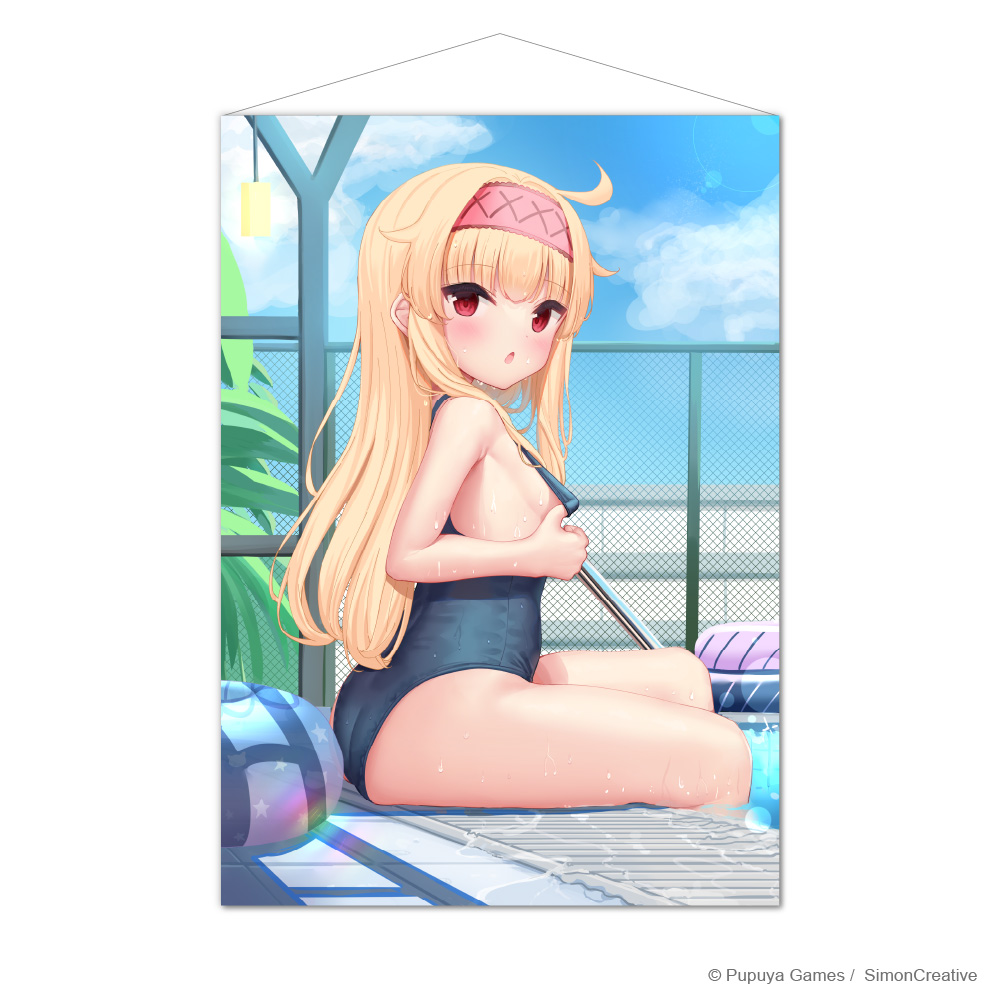 Little Witch Nobeta B2 Wall Scroll-Nobeta (School Swimsuit)